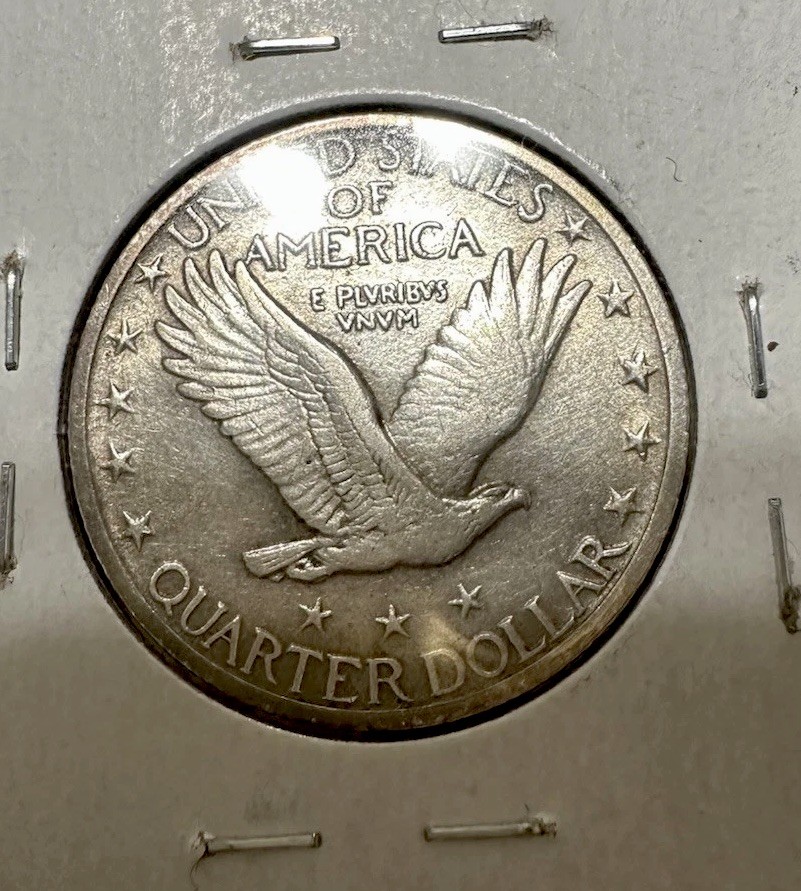 1917 STANDING LIBERTY QUARTER TYPE 2