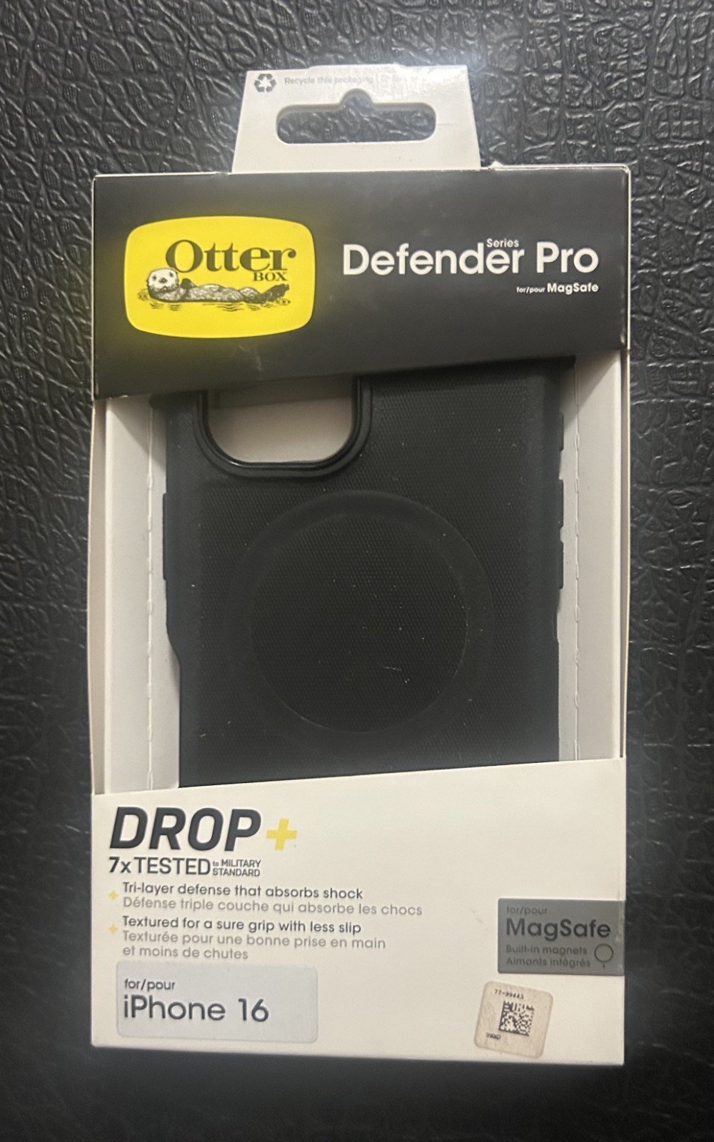 OtterBox Apple iPhone 16 Defender Pro Series Case with MagSafe Black