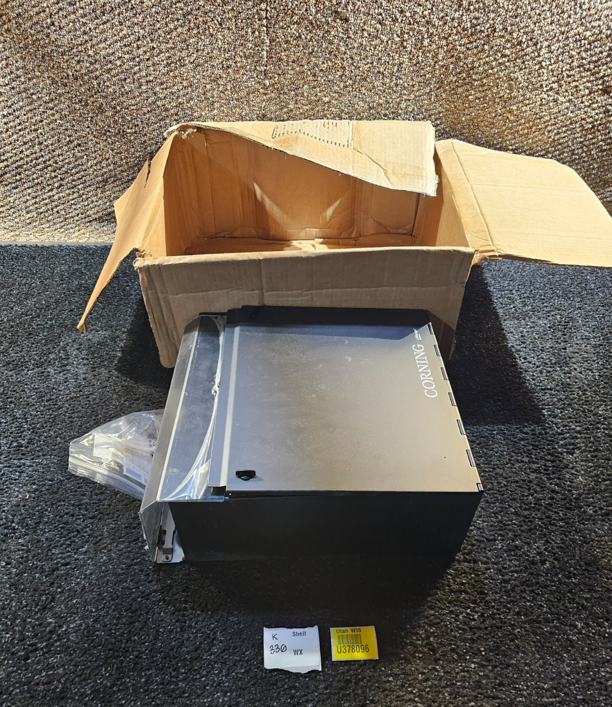 Corning WCH-06P 36 Fiber Wall Mountable Connector Housing, Accepts 6 CCH Modules