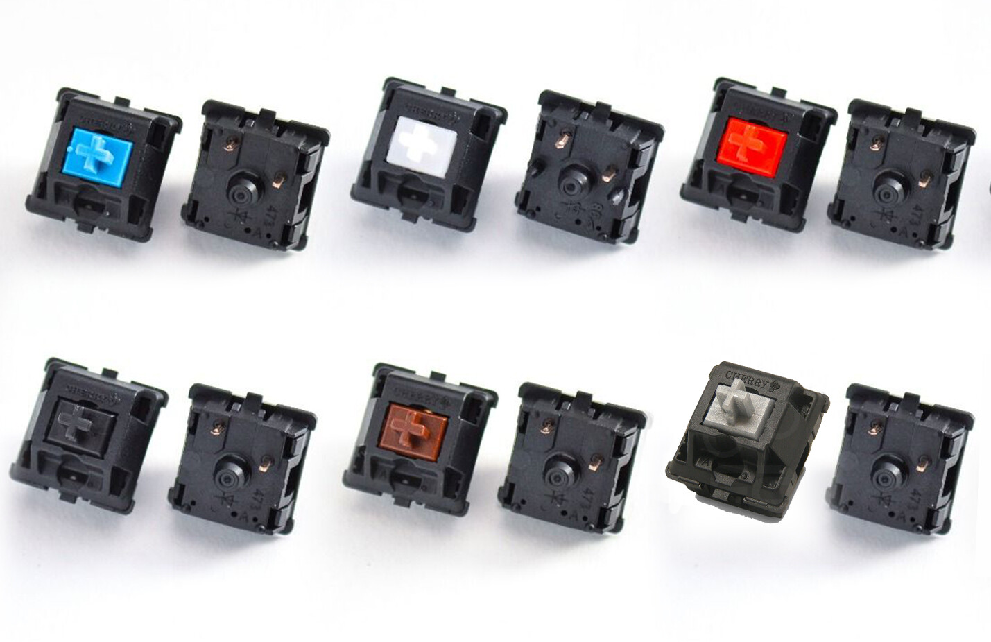 Cherry MX Switches 3 pin Key Switch - [LOT] Various Color/Quantities