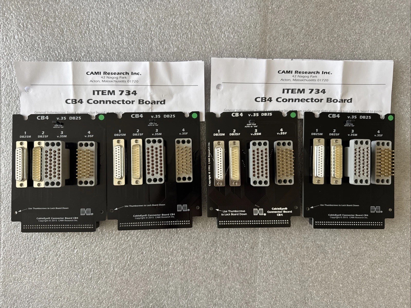 CAMI Research CableEye M3U PC CABLE TEST SYSTEM W/ Cables, Boards, accessories.