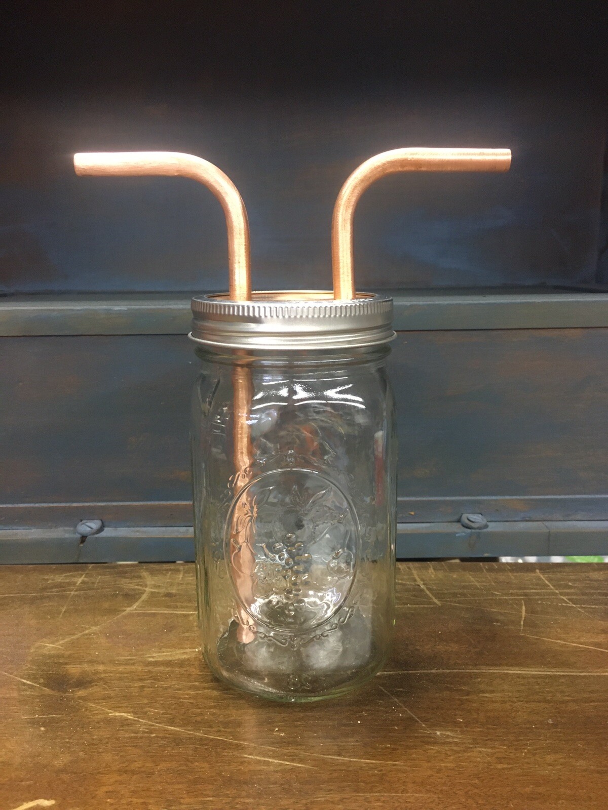 3/8” Mason Jar Thumper for Wide Mouth Quart Mason Jar, Moonshine, Distilling