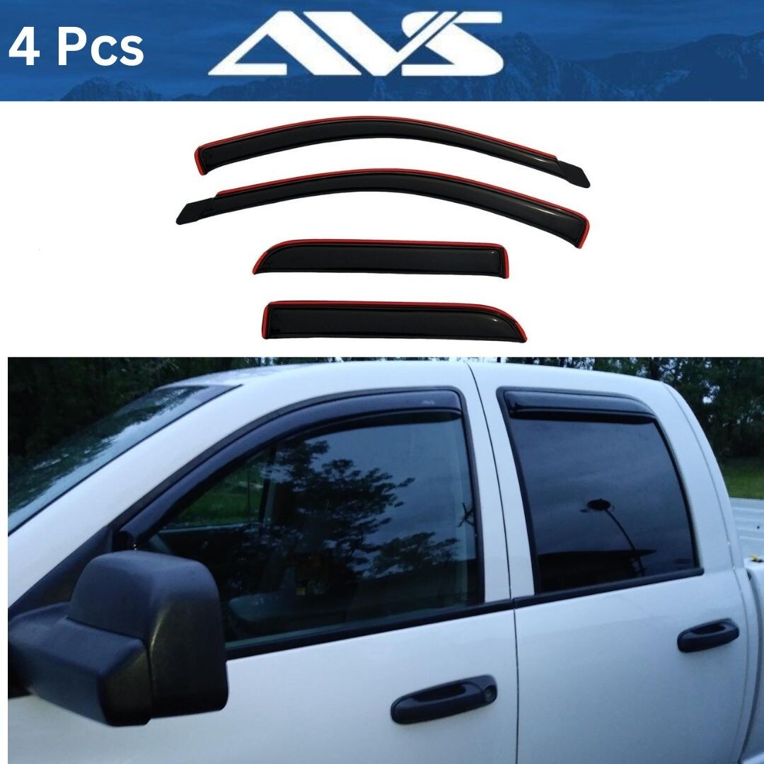 AVS Vent Visors Window Deflectors Rain Guards For Dodge RAM 2500/3500 2003-2009
