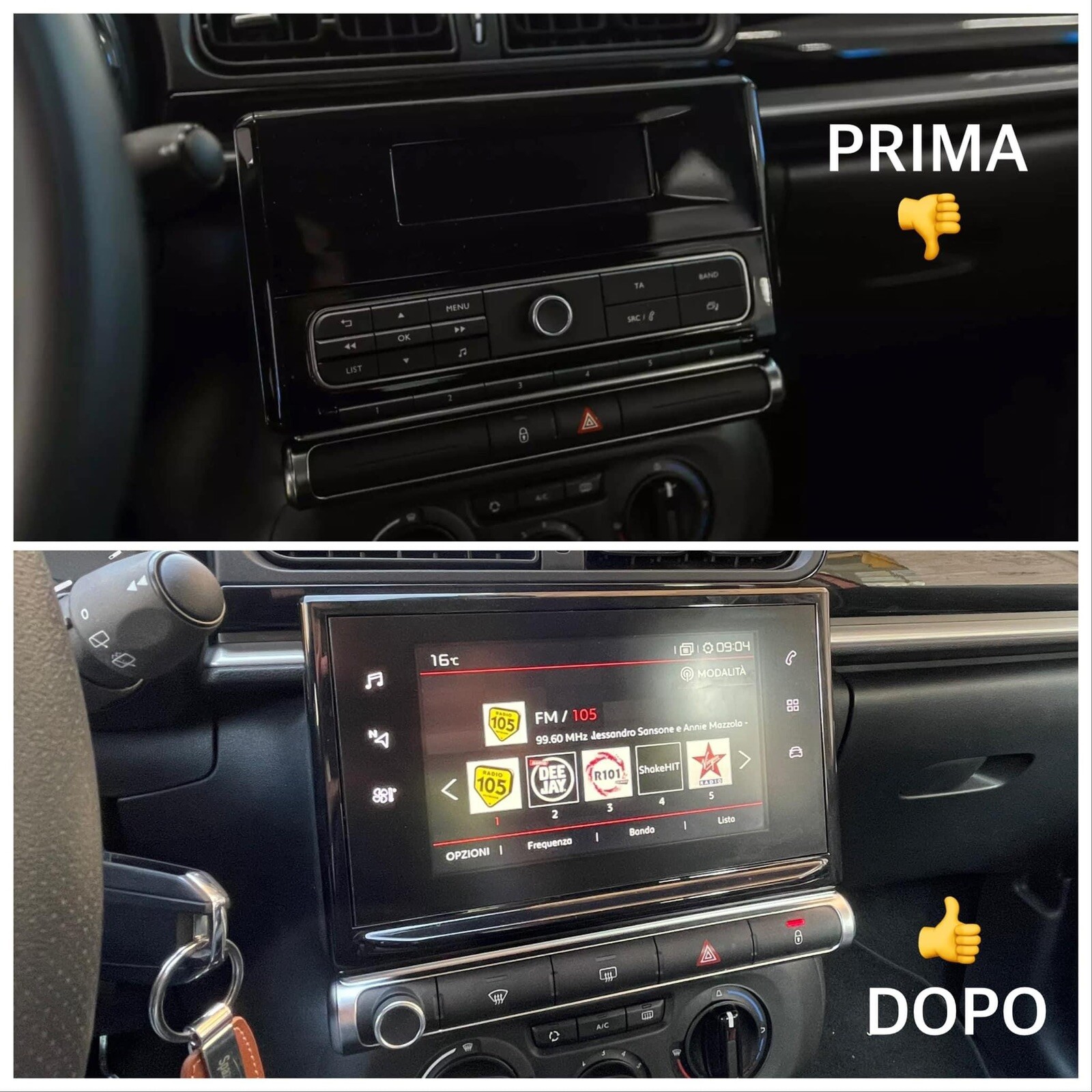 Citroen C3 Feel Touch Screen - RCC-NAC Upgrade Kit