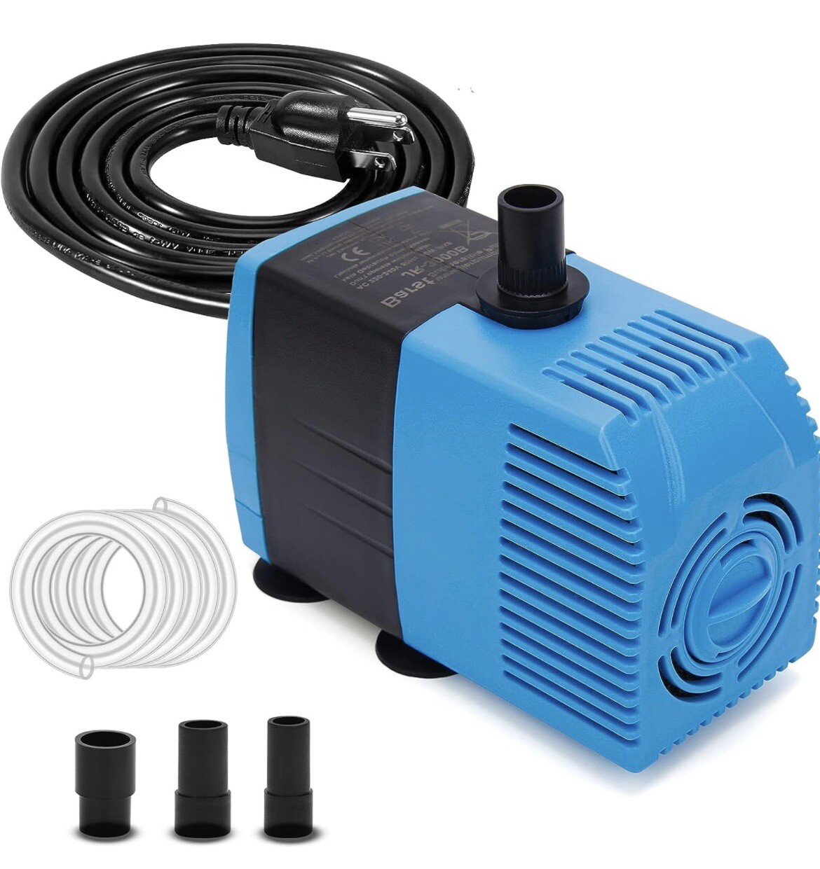 NEW Aquarium Fountain Water Pump Submersible Fountain Pond Pump Hydroponics