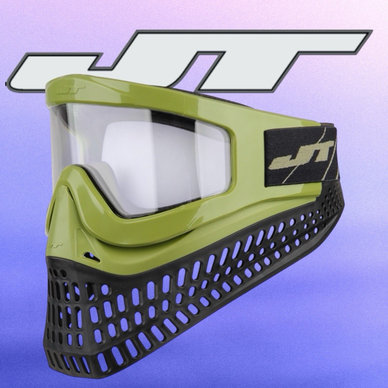 JT ProFlex X Paintball Mask Goggles Quick Change System Olive ProFlexX