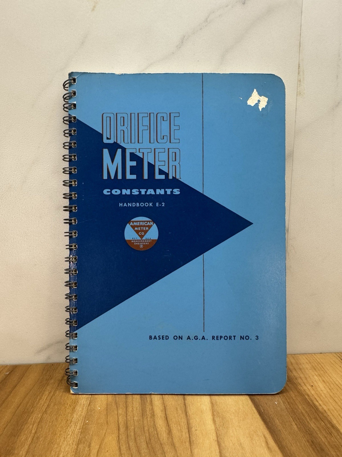 Orifice Meter Constants Handbook E-2: Based on A.G.A. Report No.3 1955