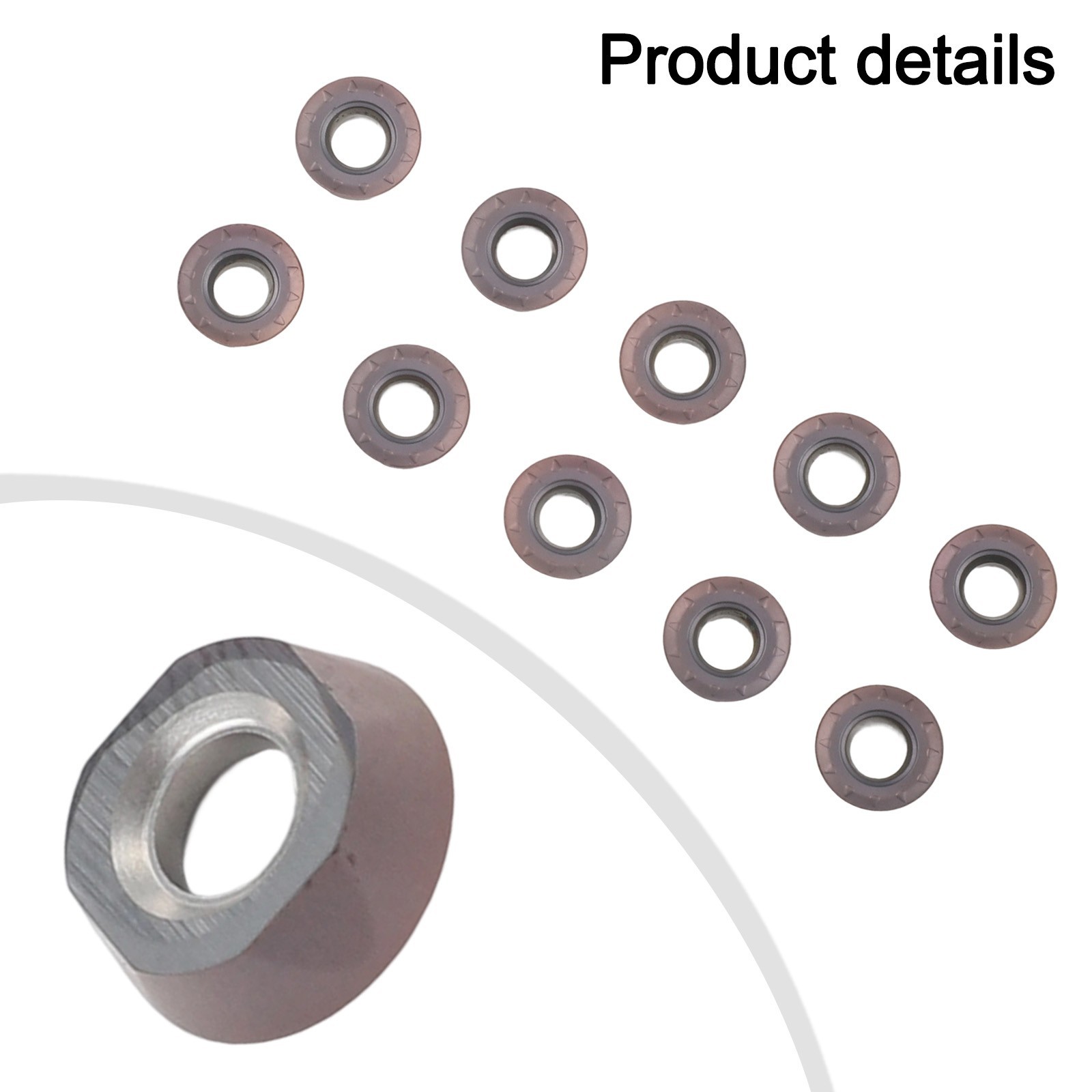 RPMT08T2M0EJS Turning Inserts with Excellent Cutting Performance for CNC Lathes