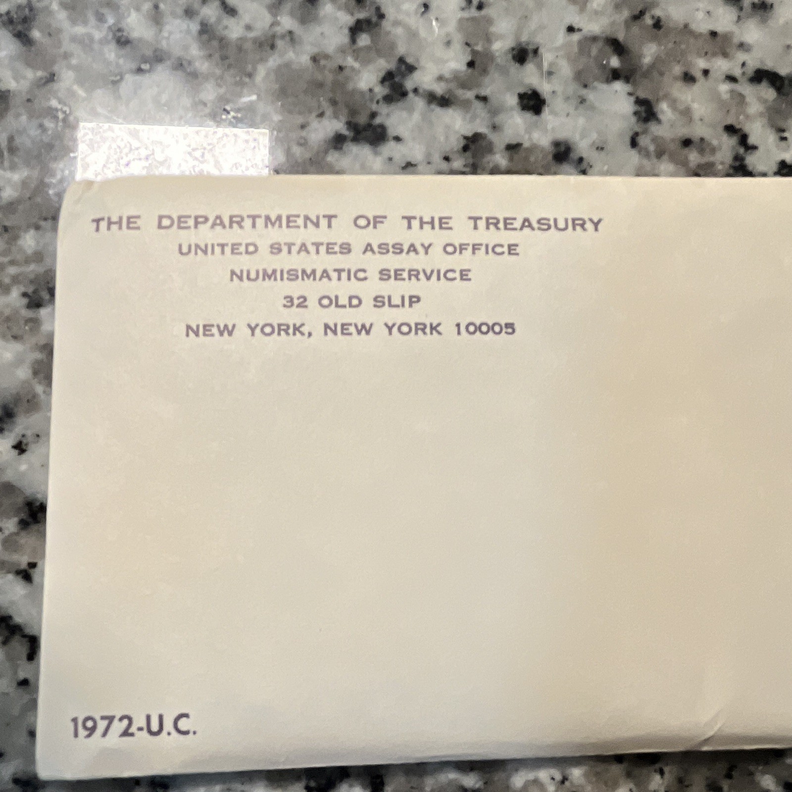 U.S. Mint 1972 United States Mint Uncirculated Coin Set - Ungraded