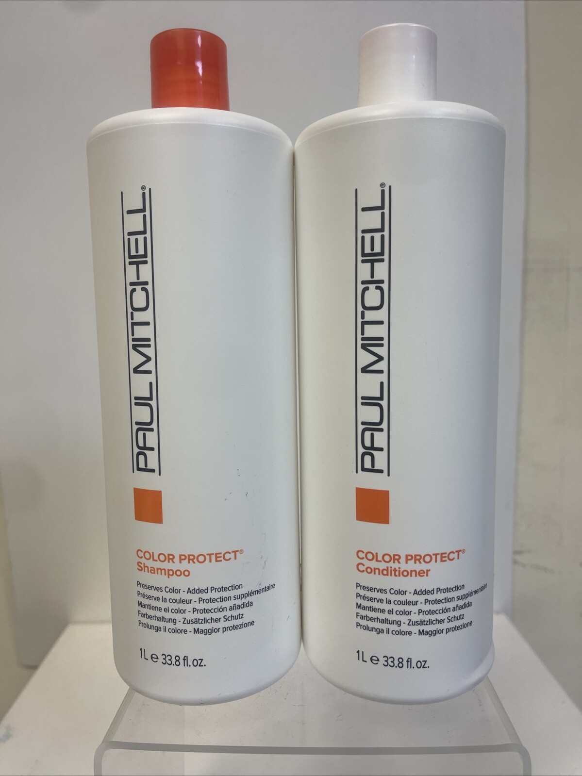 Paul Mitchell Color Protect Daily Shampoo and Conditioner Liter Duo 33.8 oz