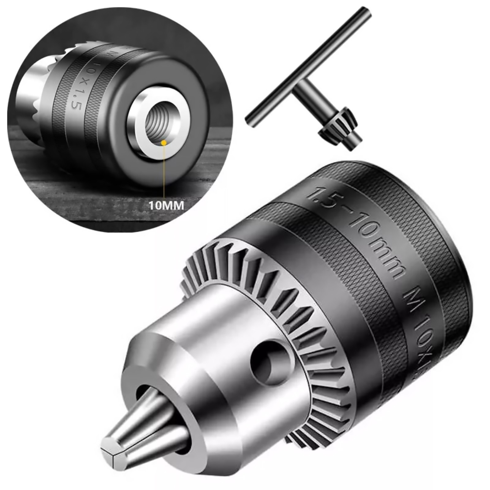 1 PC M10 Angle Grinder Electric Drill Conversion Collet Chuck Head Adapter