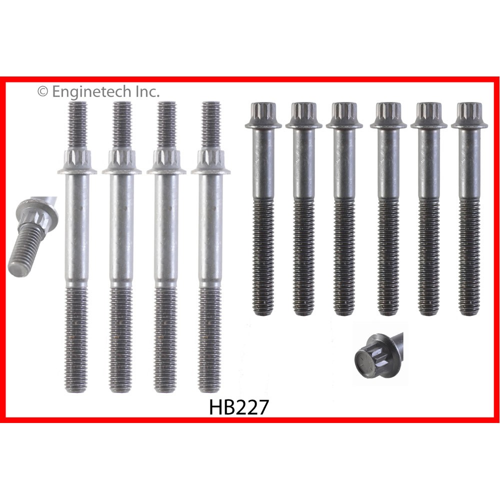 Enginetech Engine Cylinder Head Bolt Set HB227;