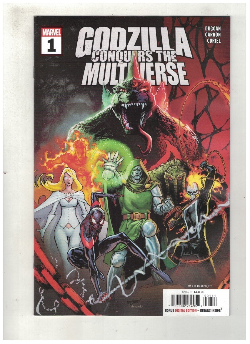 GODZILLA CONQUERS THE MULTIVERSE #1 - DAVID MARQUEZ MAIN COVER - MARVEL/2026