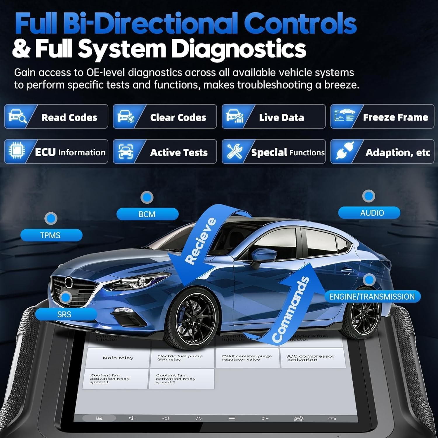 🏆2026 XTOOL D9S V2.0 Offline ECU Programming OBD2 Scanner Diagnostic Tool FCA