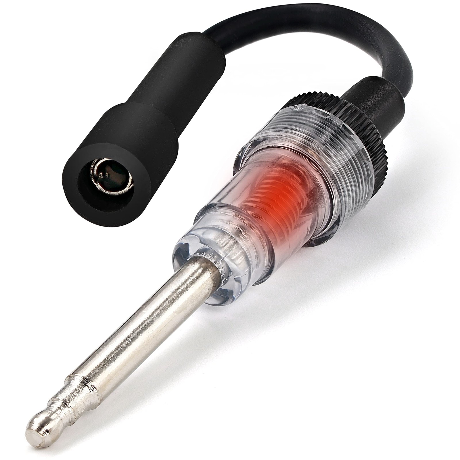 Ram-Pro Inline Spark Tester, Plug Engine Ignition 6-12 Volt 1 Pack, Black
