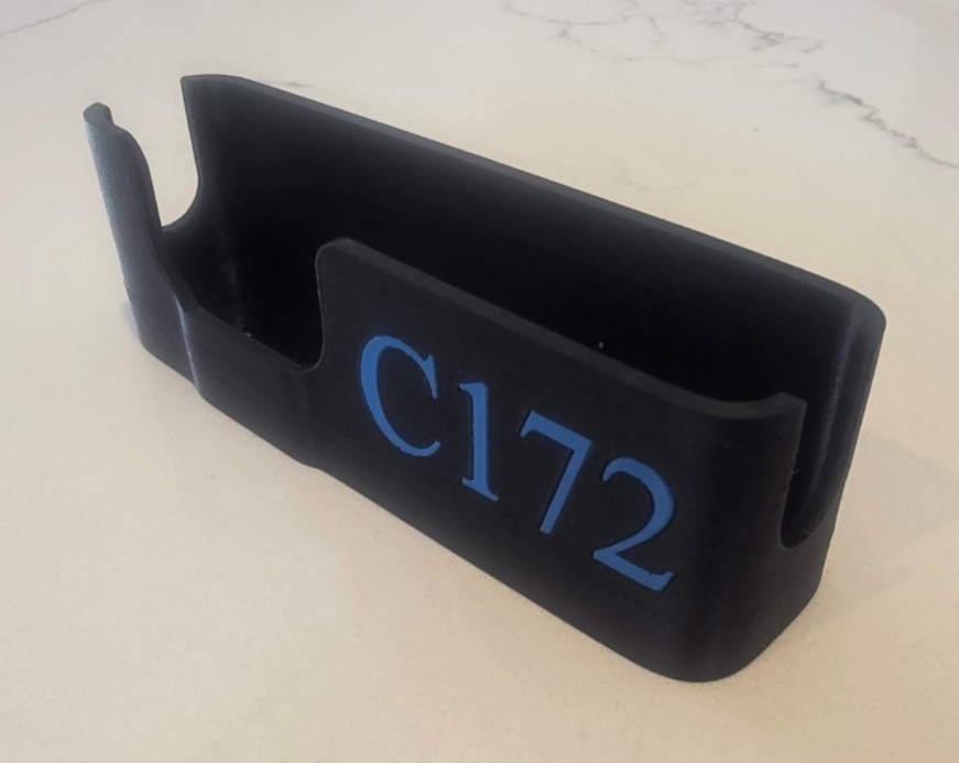 customizable Bose A30 Aviation Headset Controller Mount Holder
