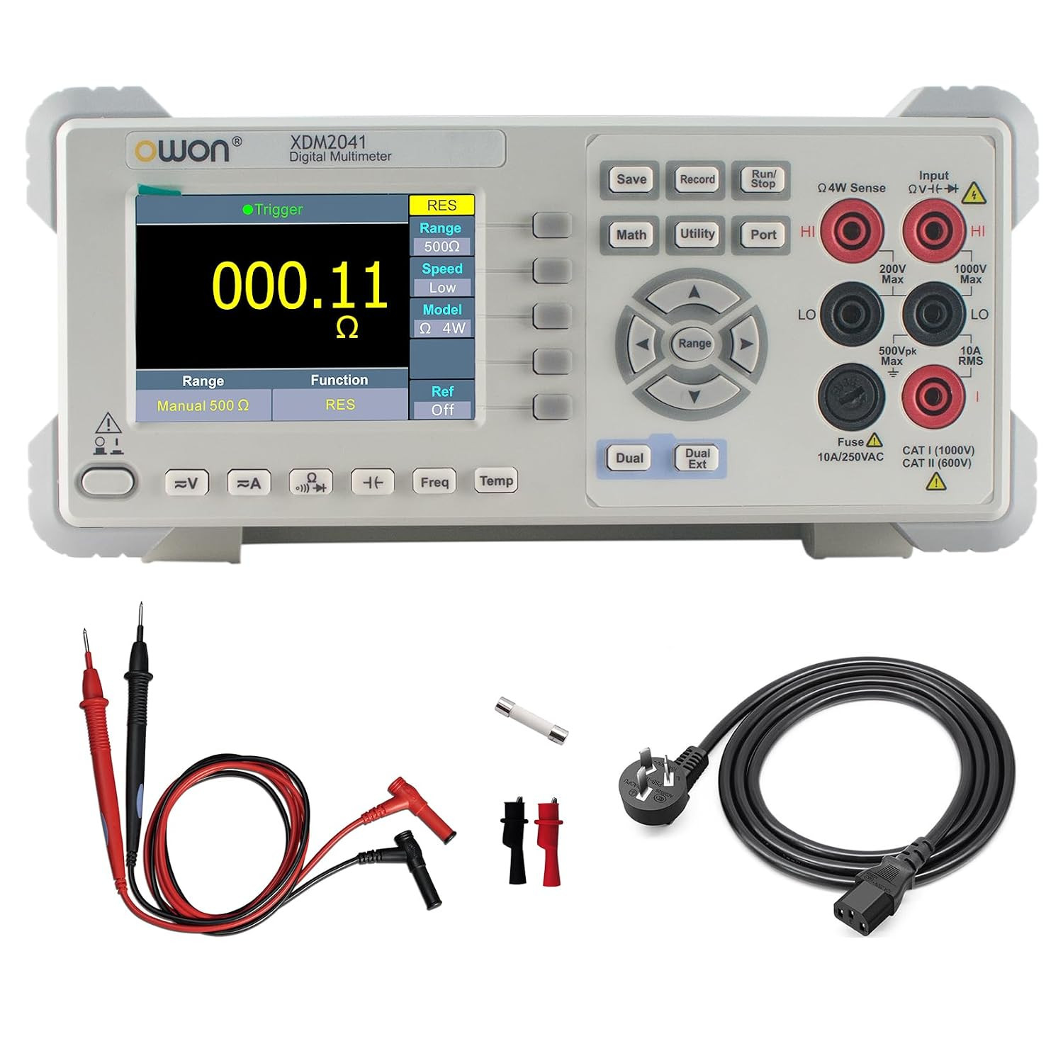 XDM2041 High-Res Digital Multimeter, 55000 Counts, True RMS, Dual Display