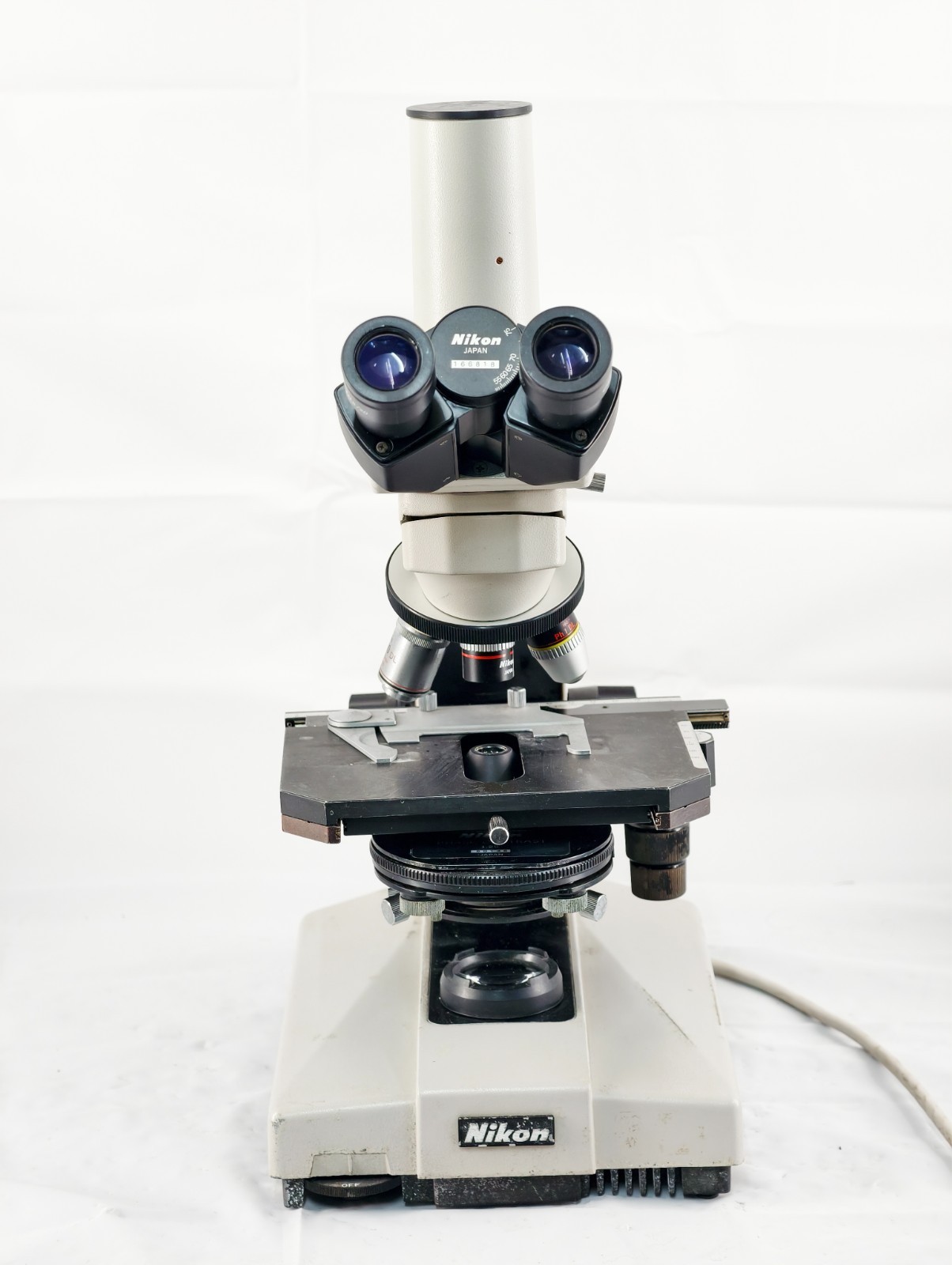 Nikon Labophot Phase Contrast Trinocular Microscope