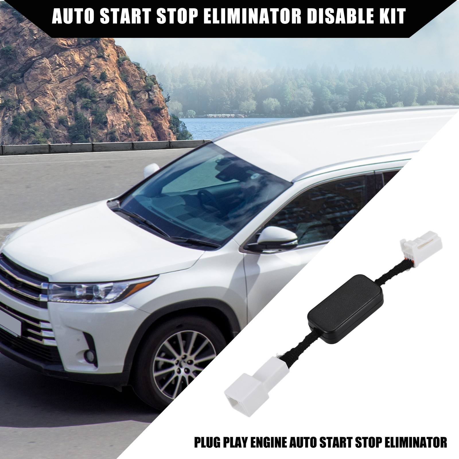 Auto Start Stop A-Off Cable Replacement for Toyota Highlander 2015-2021 1 Set