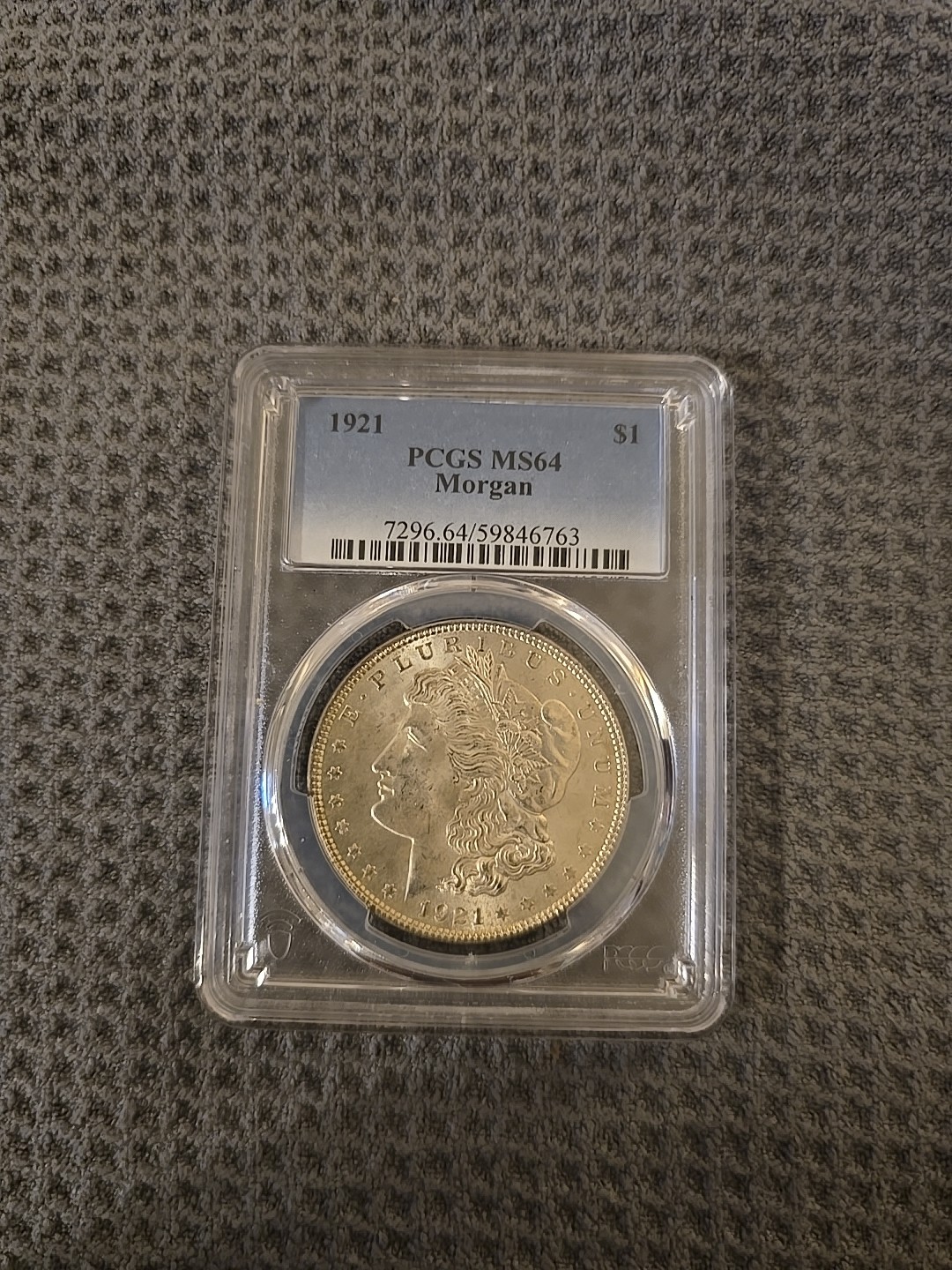 1921 PCGS MS64 Morgan Silver Dollar