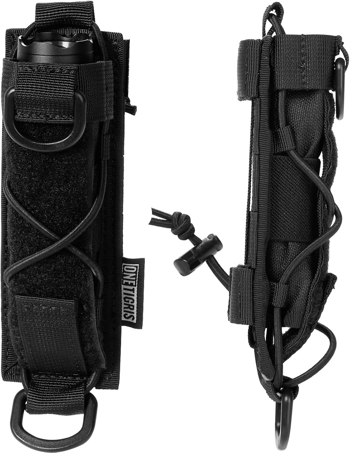 Flashlight Holster Molle Flashlight Holder for Belt Tactical Pouch for Torch Lin