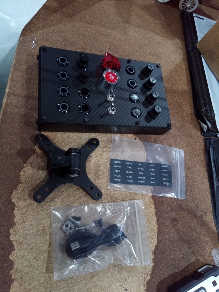 SIMDT Button Box SIM Racing Control Box Racing Simulator Secondhand