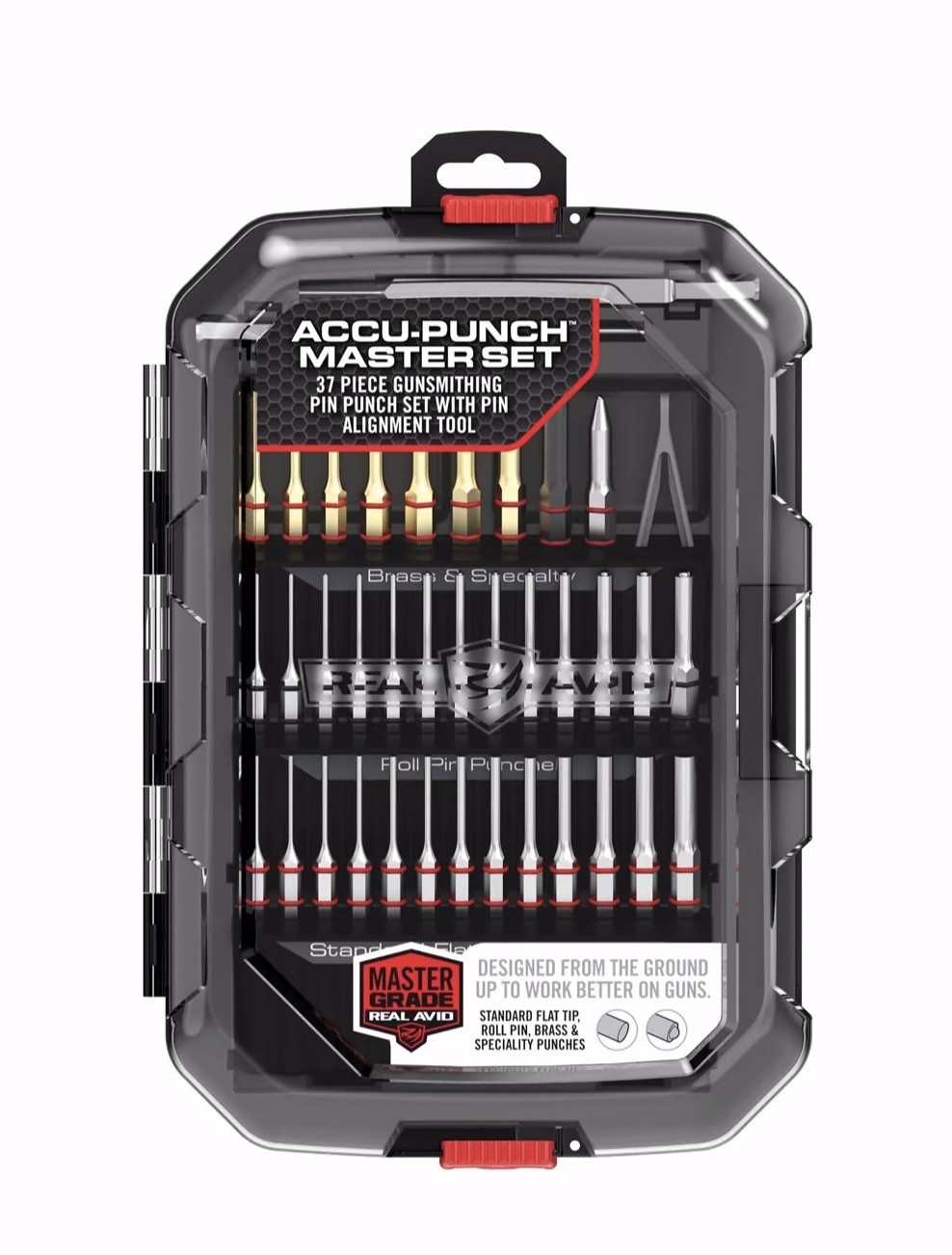 Real Avid Accu-Punch 37-Piece Master Set, Universal Punch Kit w/Case