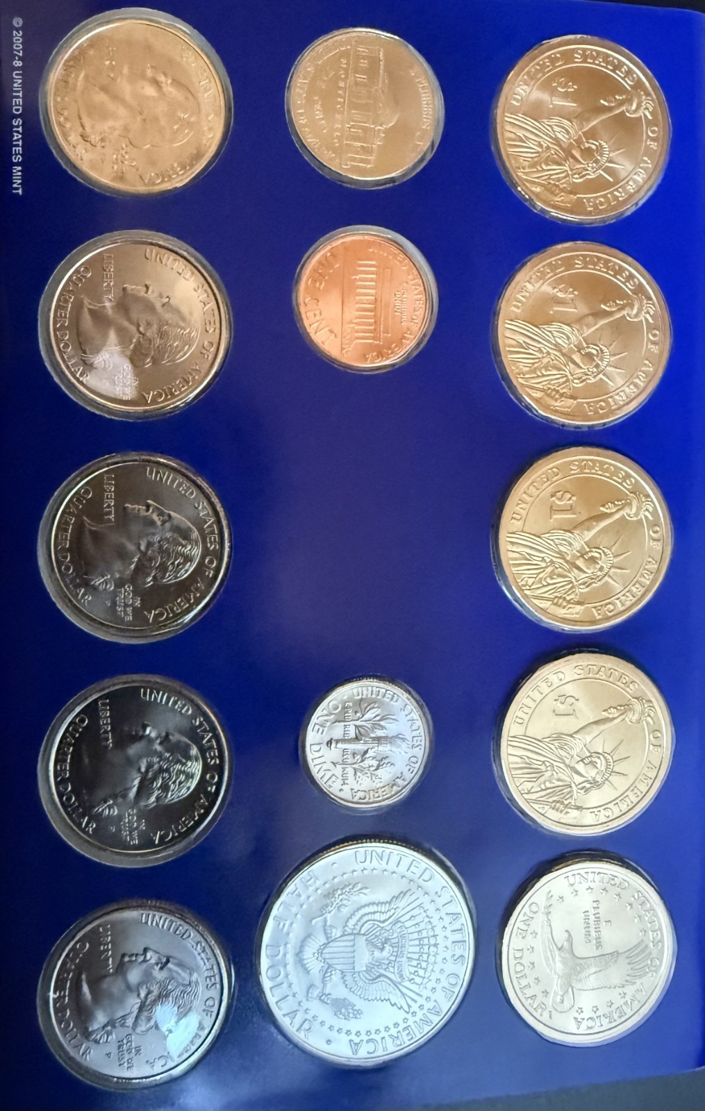2008 Philadelphia USA Mint Uncirculated Coin Set