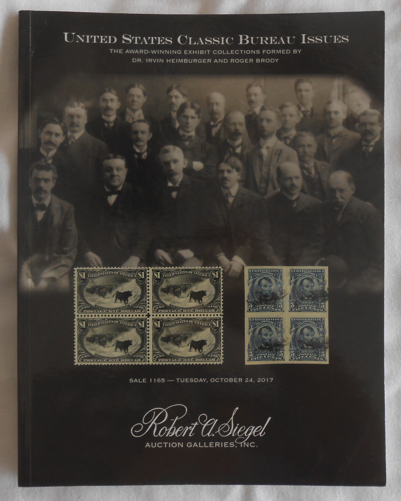 2017 Robert A Siegal Catalogue. US Bureau Issues. Sale 1165  #02 SIEG1165