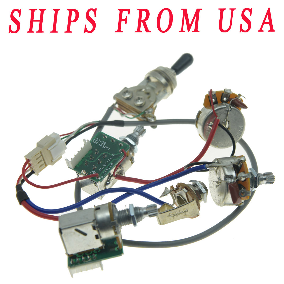 Guitar Pickup Pro Wiring Harness QUICK CONNECT for Epiphone Les Paul
