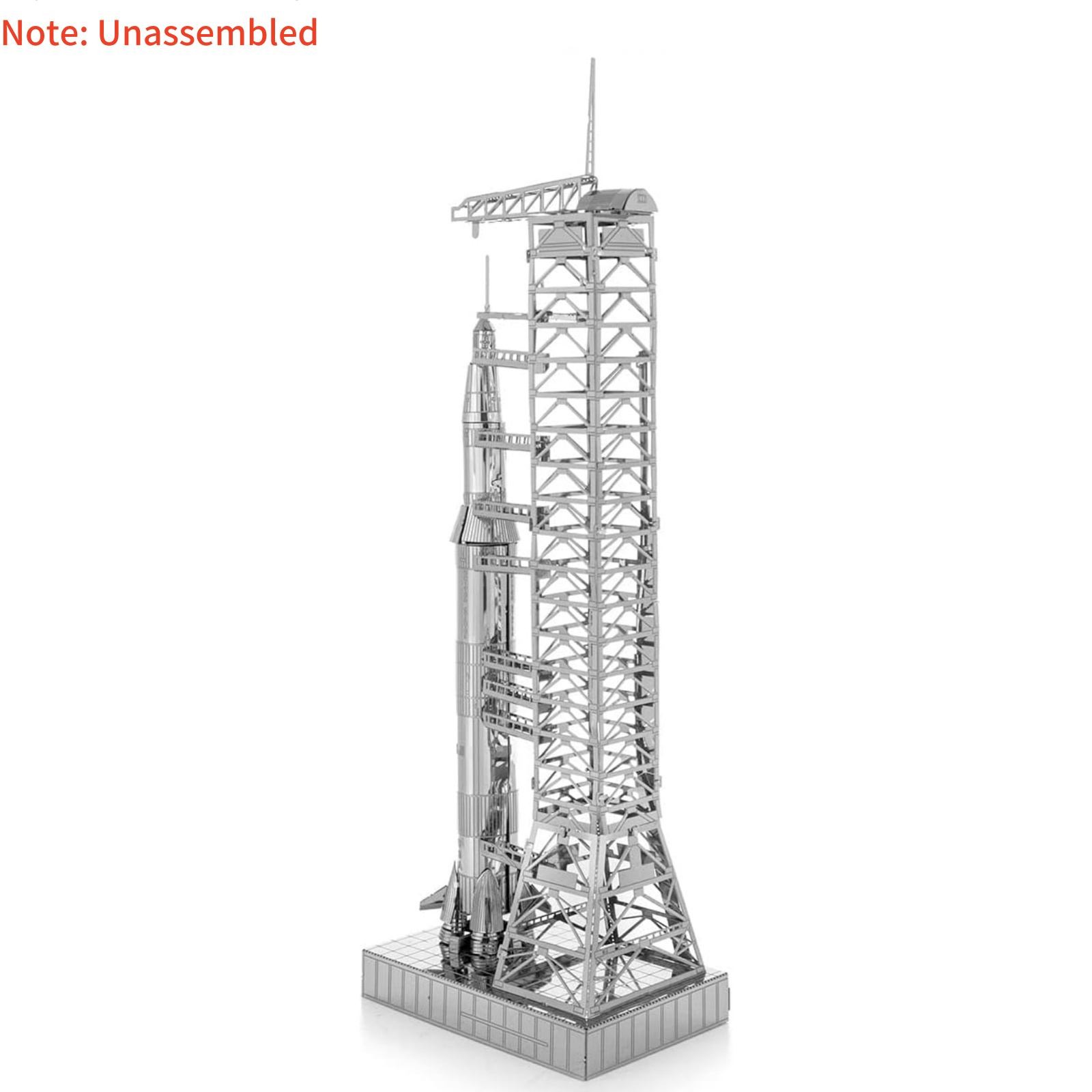 1:770 Metal High Quality USA Apollo 11 Saturn V w/ Gantry Unassembled Model