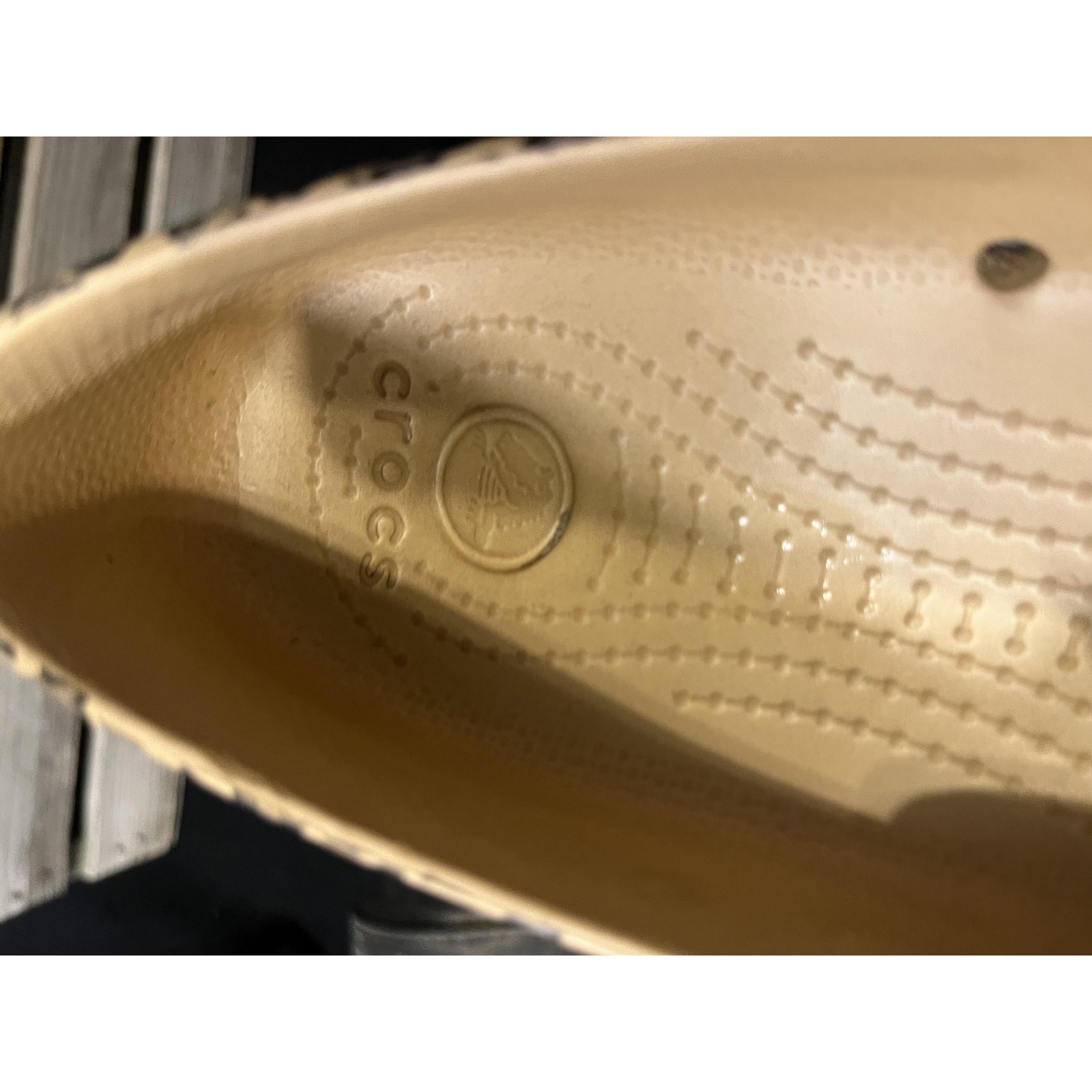 Crocs Shoes Womens Size 7 Beige Leopard Print Cap Toe Ballet Flats Comfort