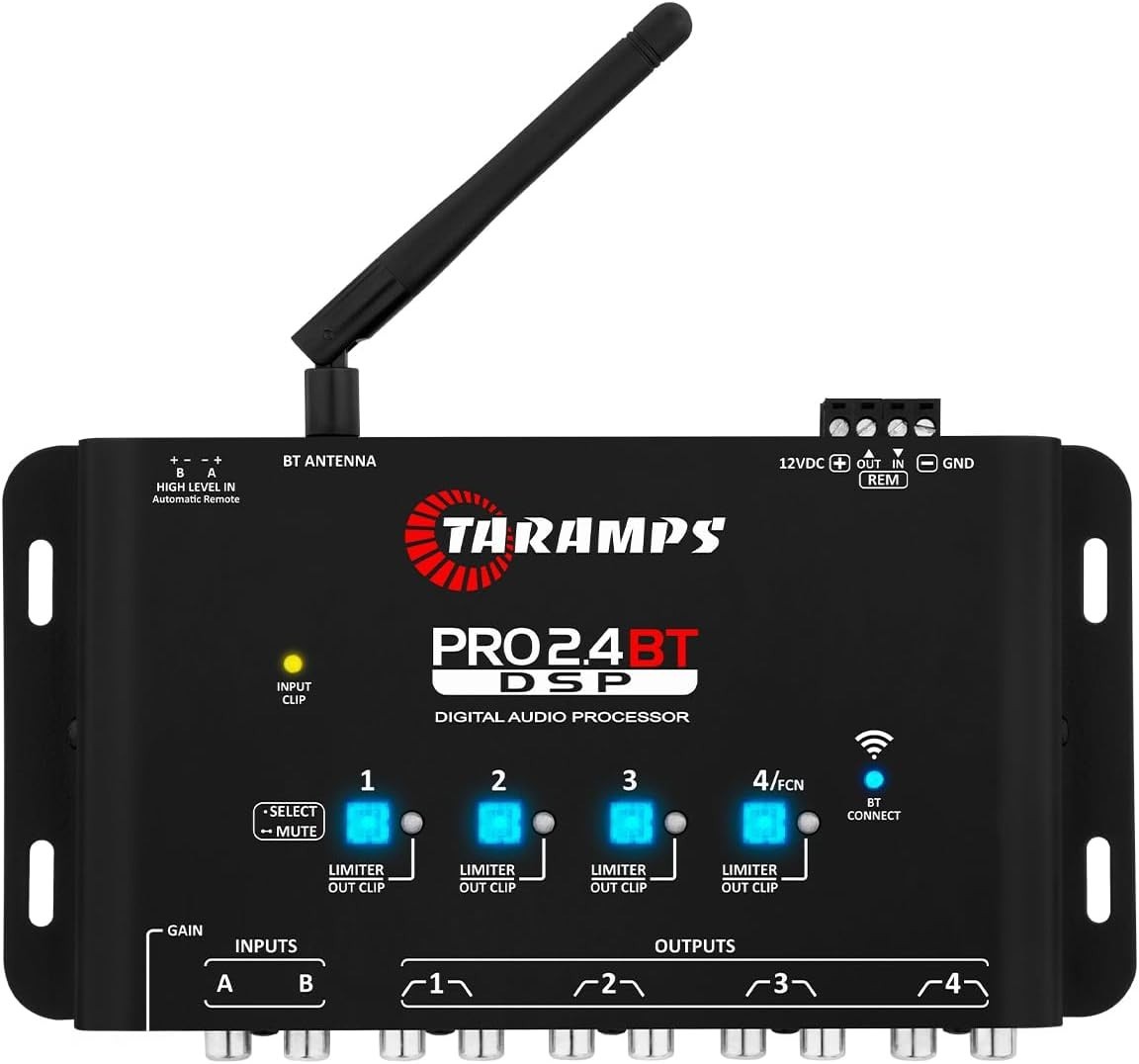 Taramps AUDIO PROCESSOR PRO 2.4BT Digital Signal Processor Crossover Full w/ App