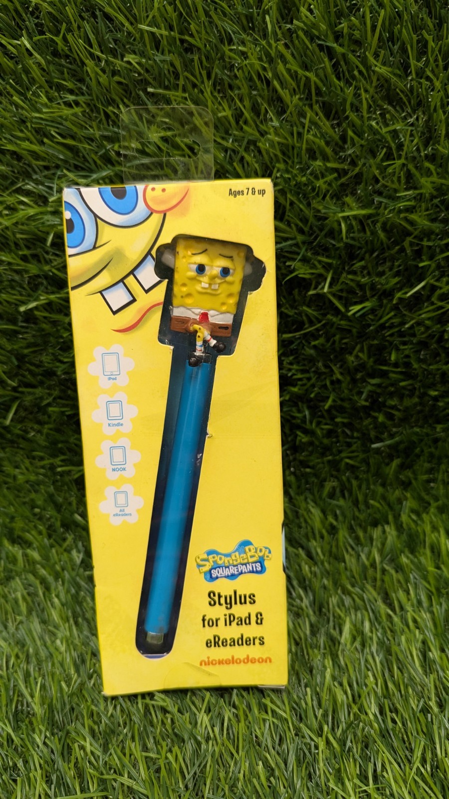 New Sealed SpongeBob SquarePants Stylus Pen For iPad eReaders & Tablets