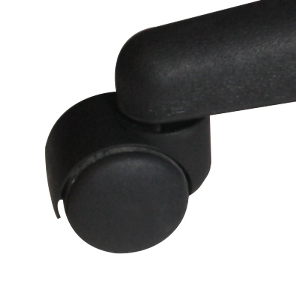 Pneumatic Rolling Massage Stool in Royal Black - Comfort & Style