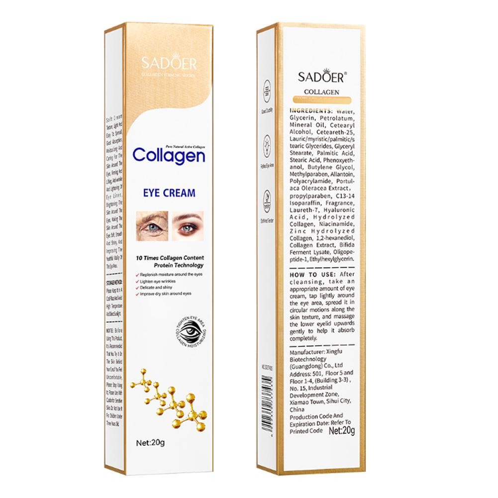 Collagen Anti wrinkle Eye Cream Remove Eye Bags & Dark Circles 1pcs J2K3 R6 P7Z1