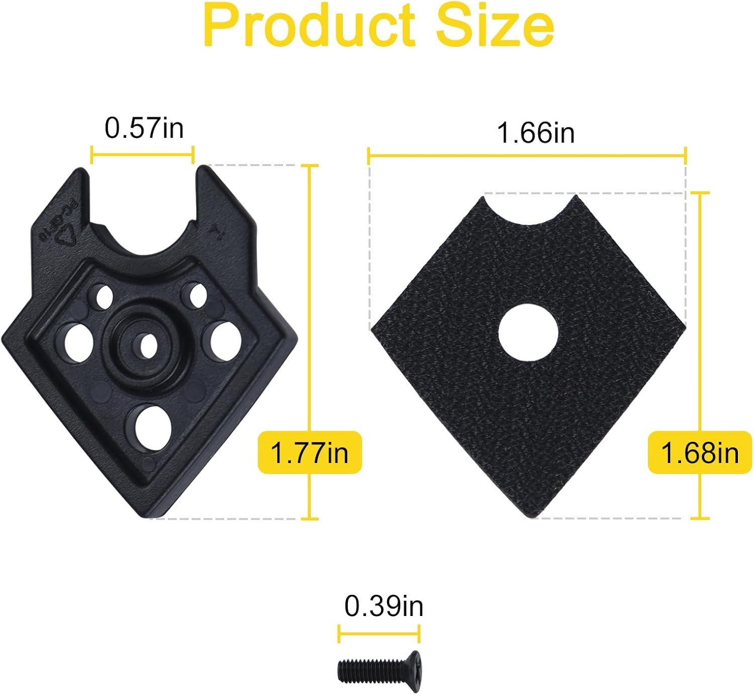 2 Pack Detail Sander Pad Carrier Replacement with Screws for Power Sanding Tools