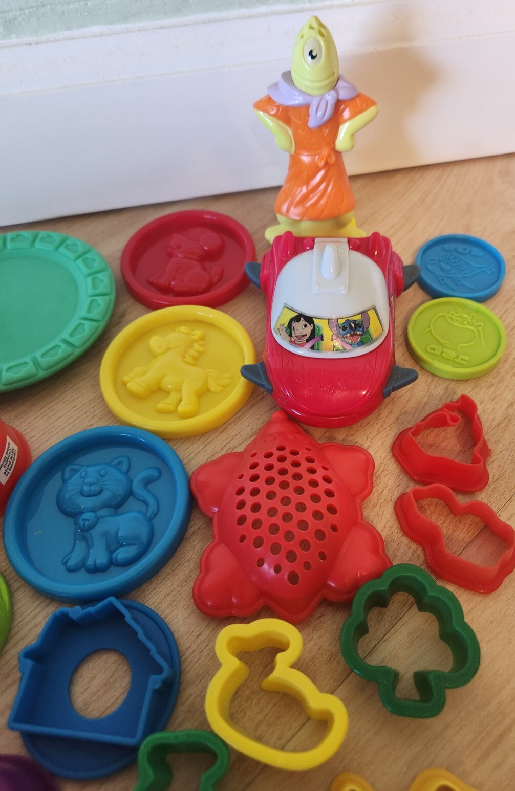 Play Doh Assorted Accessories 45 Pieces Cookware Lilo & Stitch Animals etc