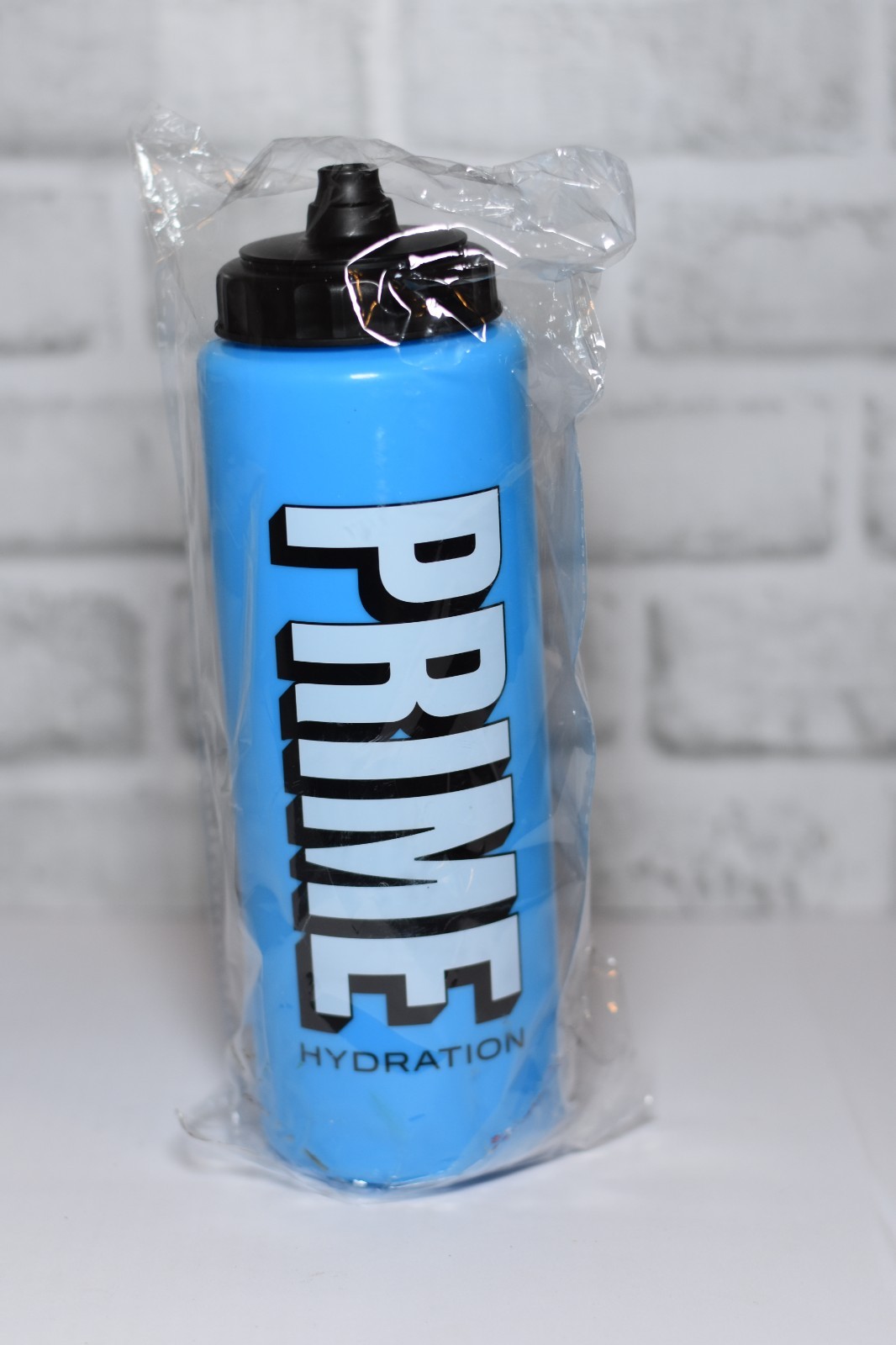 Prime Hydration OFFICIAL Squeeze Sport Water Bottle Promotional Item BLUE