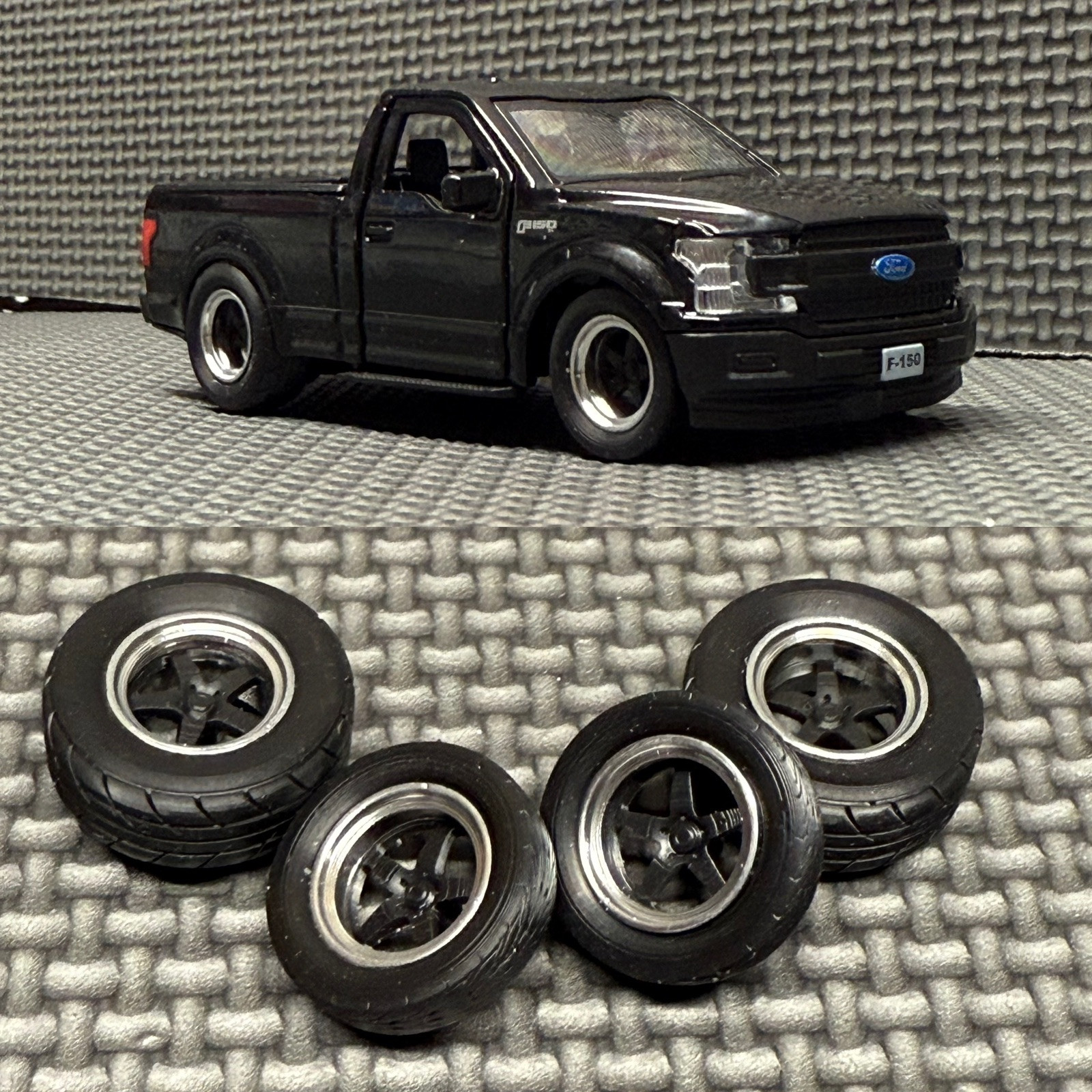 1:64 18” Forgestar D5 Drag Wheel and Tires