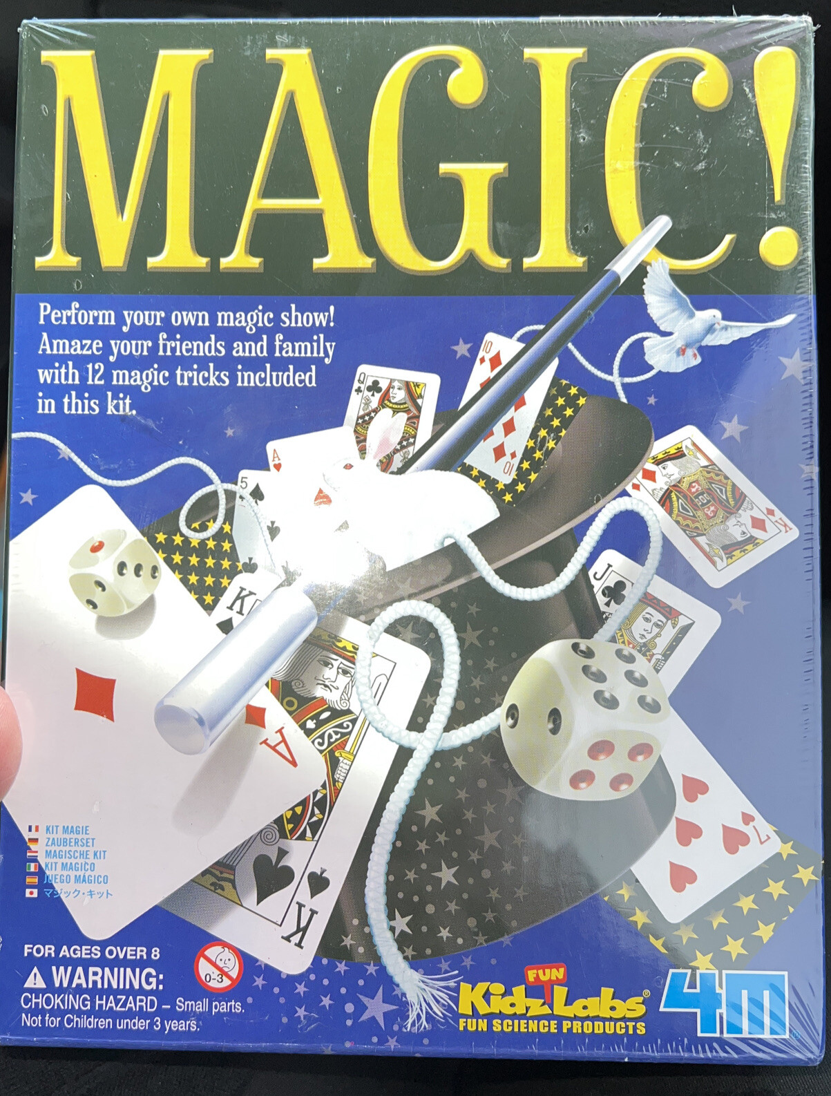 Magic Kit Includes 12 Magic Tricks For Ages 8+ New Unopened!! By KidzLab