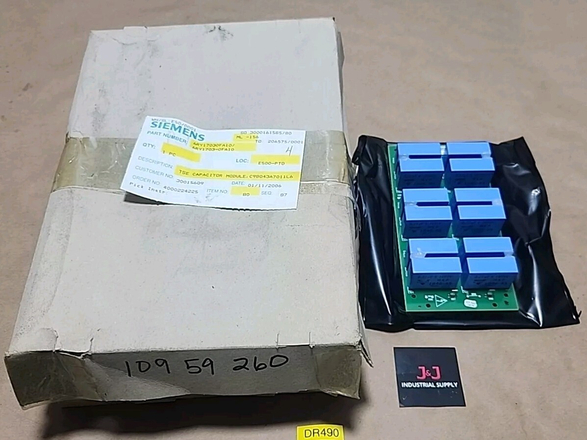 *NEW* Siemens 6RY1703-0FA10 TSE Capacitor Module C98043-A7011-L6 + Warranty!
