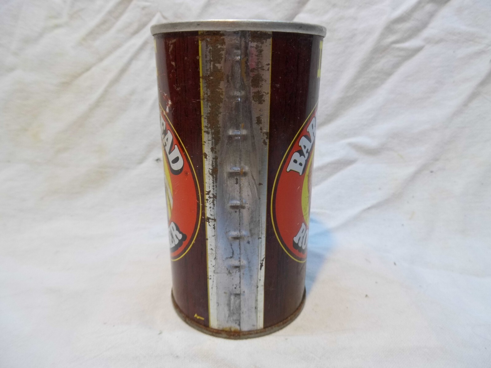 BARRELHEAD DRAFT STYLE ROOT BEER (UPC CODE) SODA CAN~CANADA DRY CHICAGO,ILL #164