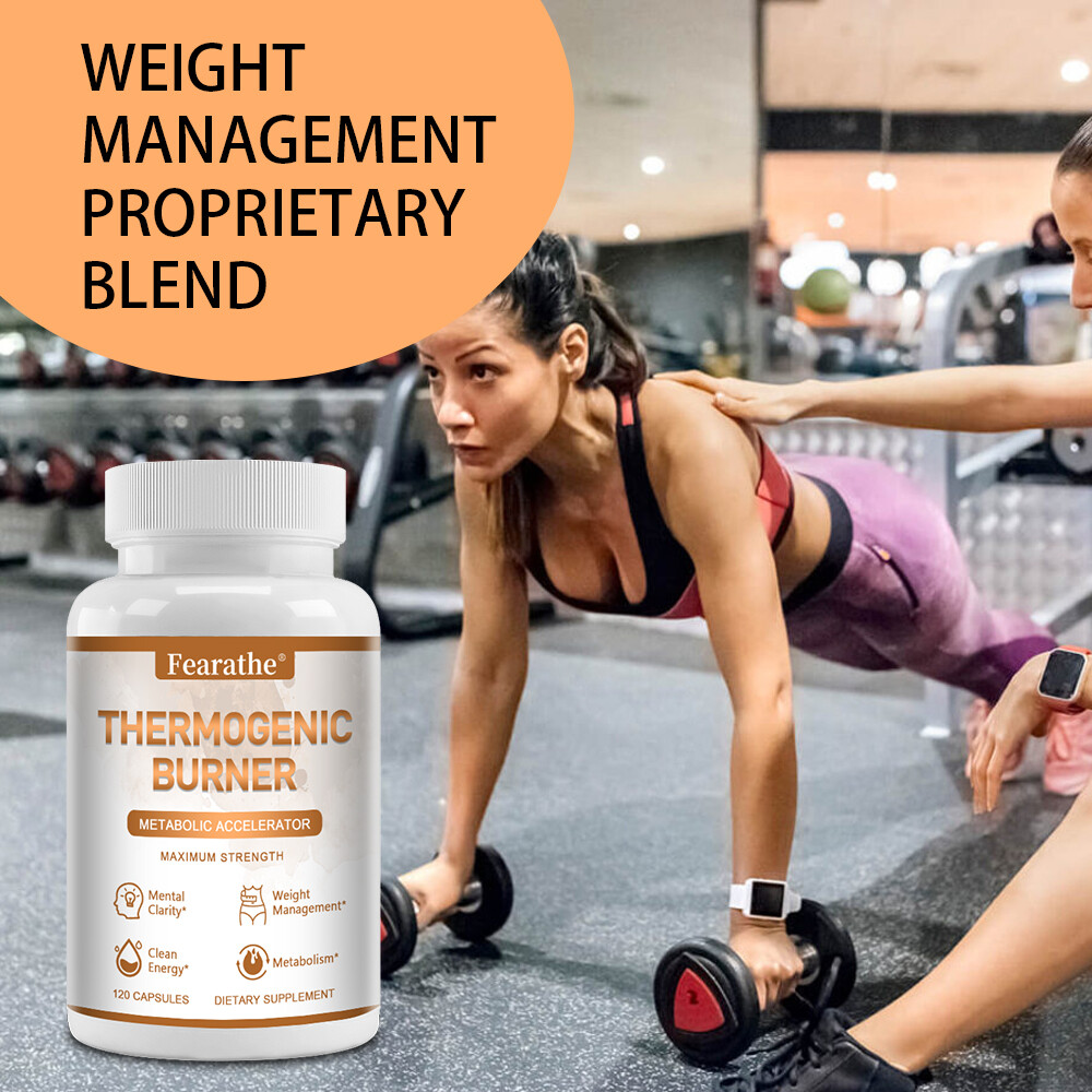 Thermogenic Burner Weight Loss Metabolism, Appetite Suppressant, Energy-120 caps