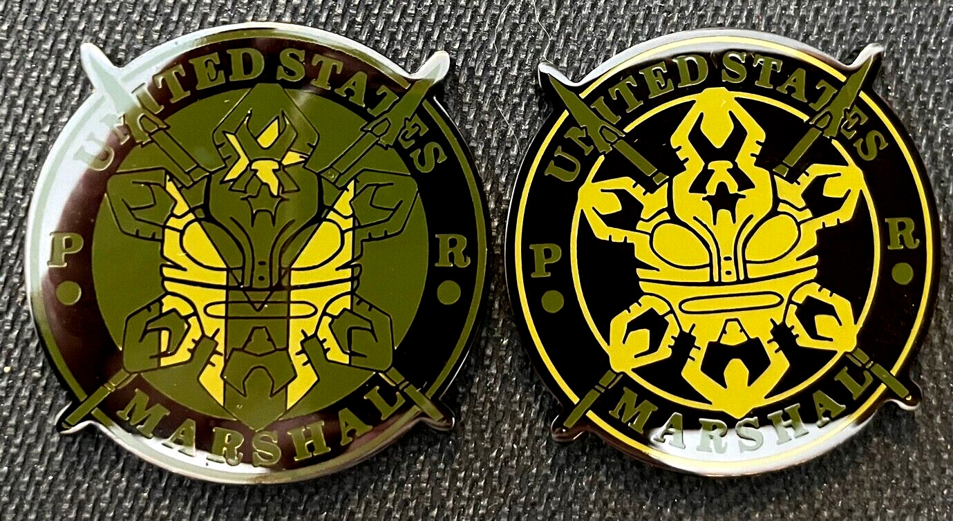 USMS - District of Puerto Rico - TRIBAL MASK - Z Version 1.75in version coin