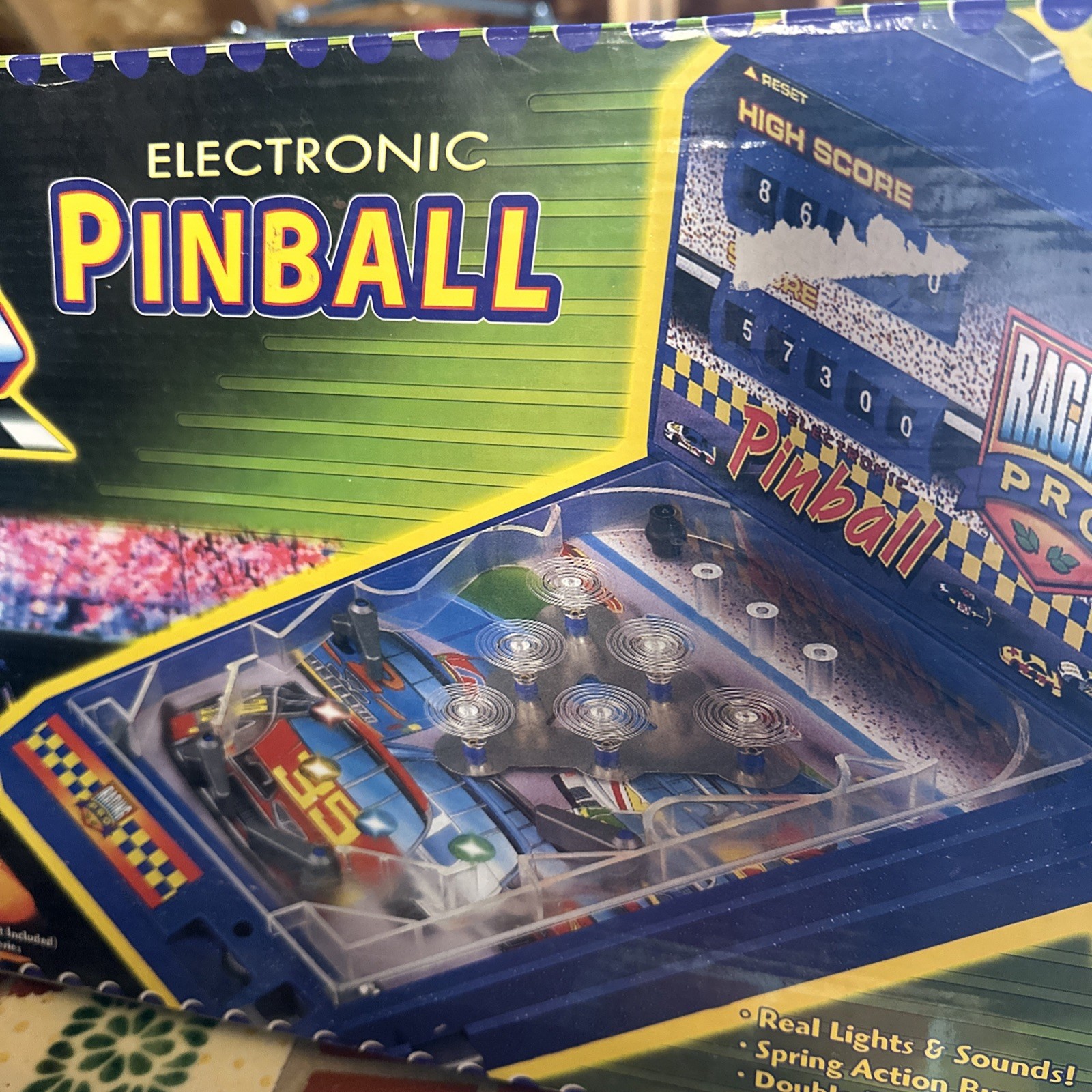 Racing Pro Pinball Machine – Vintage, New in Box