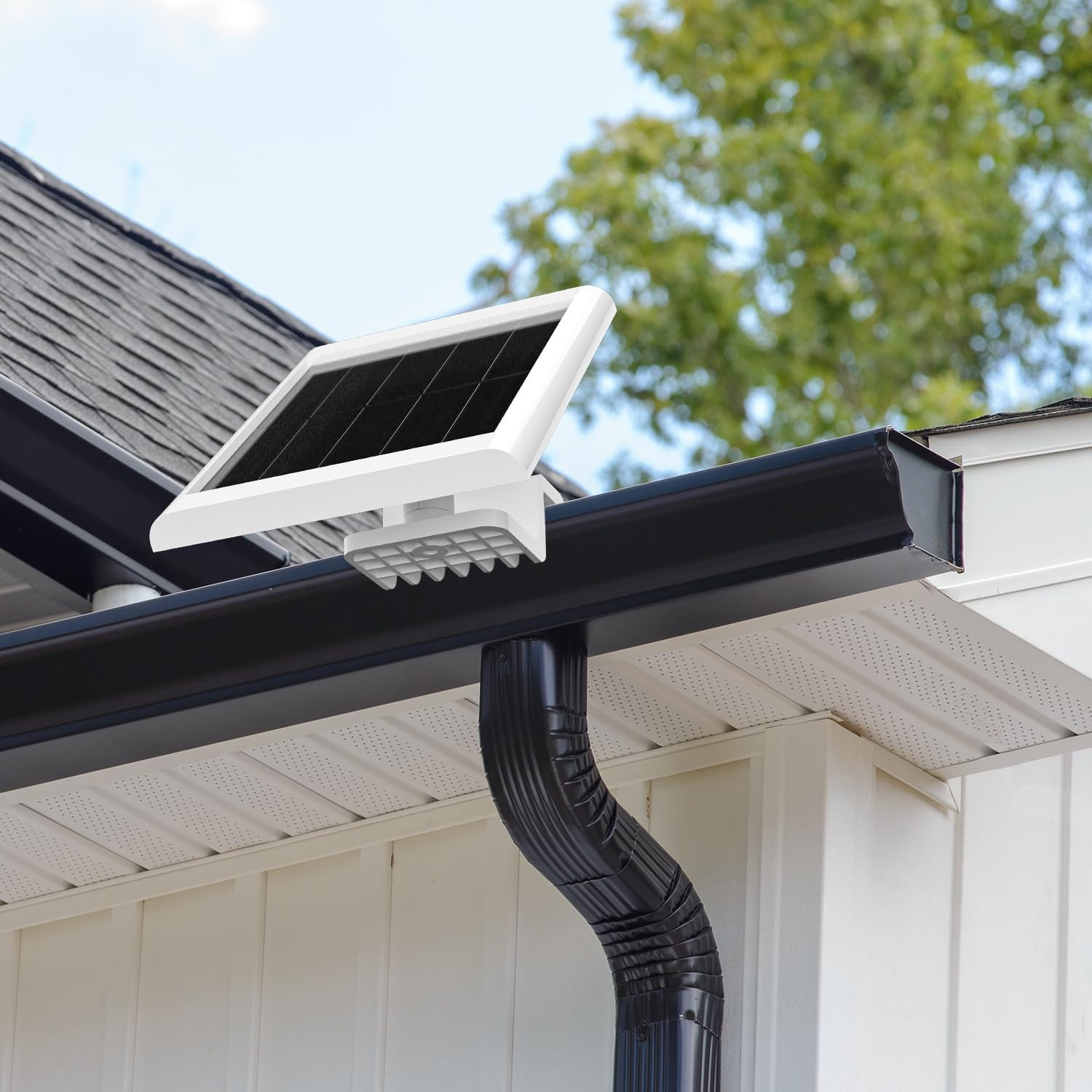 Didalo 2 Pack Gutter Mount Compatible for Ring Solar Panel, 360°Adjustable Unive