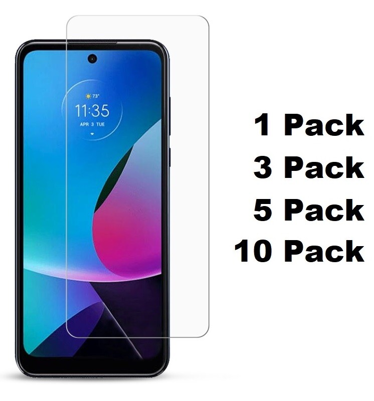 Lot of Tempered Glass Screen Protector (2.5D) for Motorola Moto G Play 5G (2023)