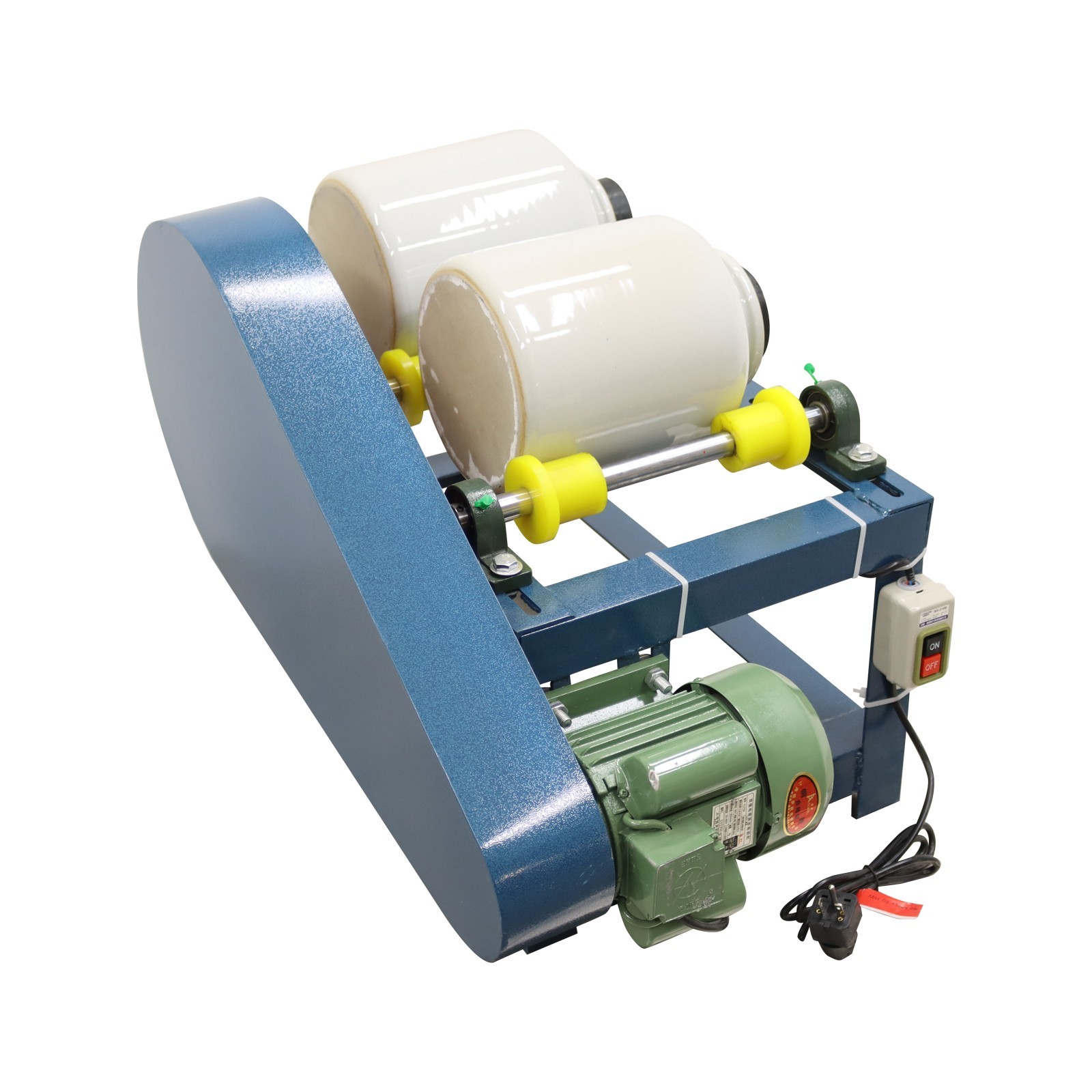 Horizontal Ball Mill Lab Fine Grinding Machine 5L Double Ceramic Jar 300 Mesh
