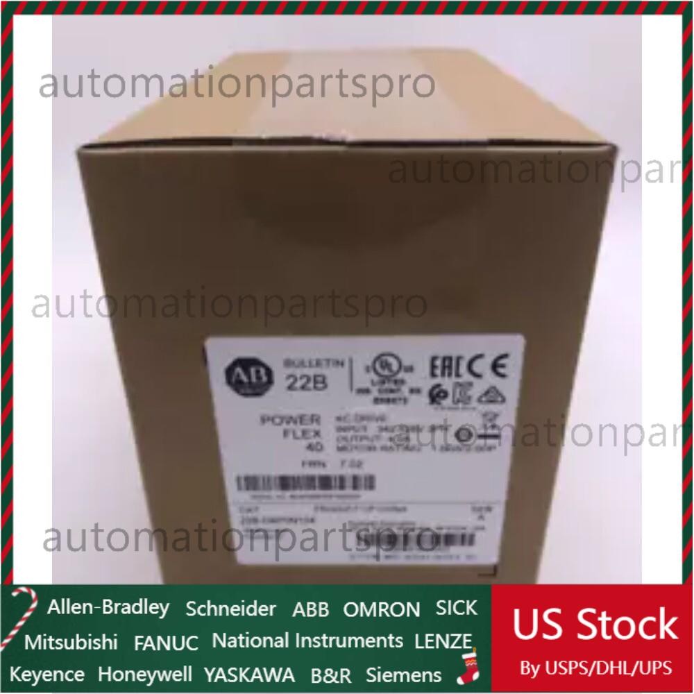 New Sealed Allen-Bradley 22B-D4P0N104 PowerFlex 1.5 kW 2 HP AC Drive US Free Tax